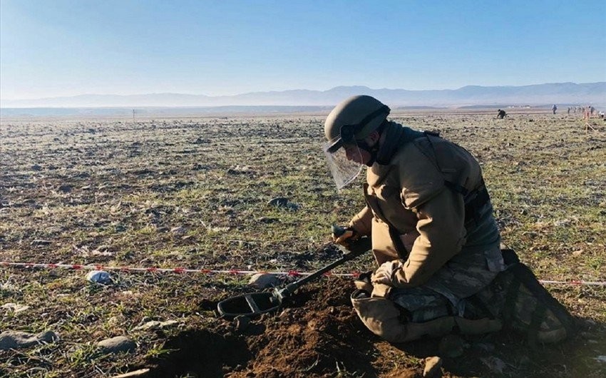 Azad edilmiş ərazilərdə daha 73 mina aşkarlanıb