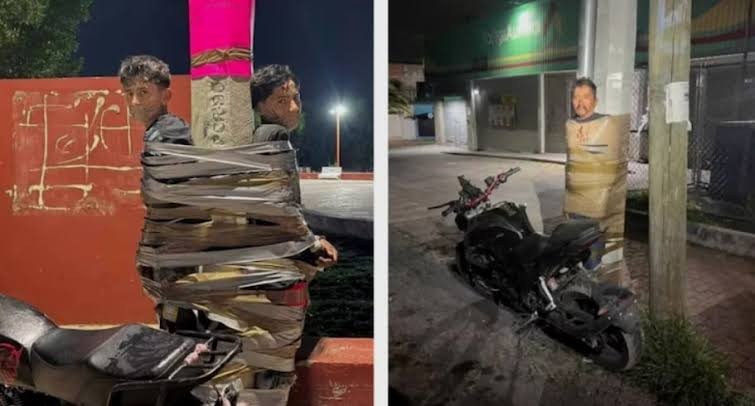 Meksikada \"Betmen\" ləqəbli naməlum şəxs cinayətkarları&nbsp;CAZALANDIRIR