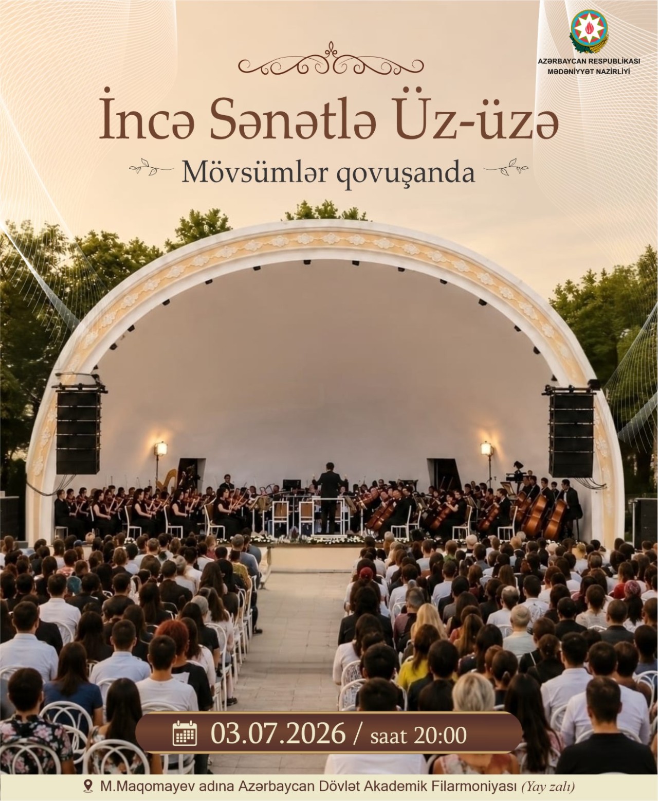İncə Sənətlə üz-üzə adlı konsert keçiriləcək&nbsp;