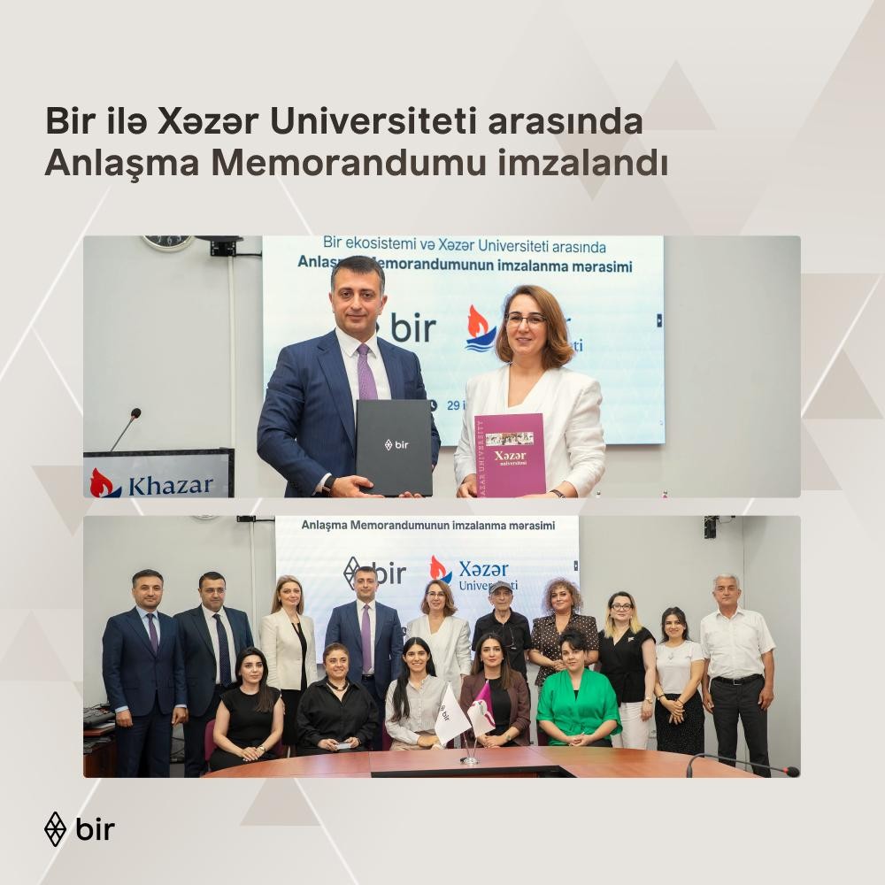 Bir və Xəzər Universiteti gələcəyin peşəkarları üçün güclərini birləşdirir