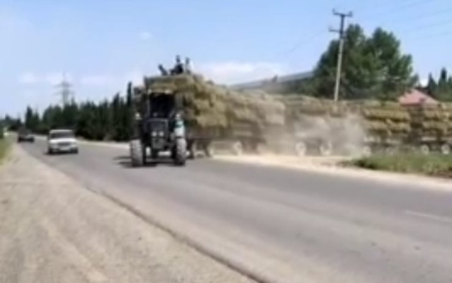 Traktora 8 qoşqu qoşan şəxs barədə tədbir görüldü