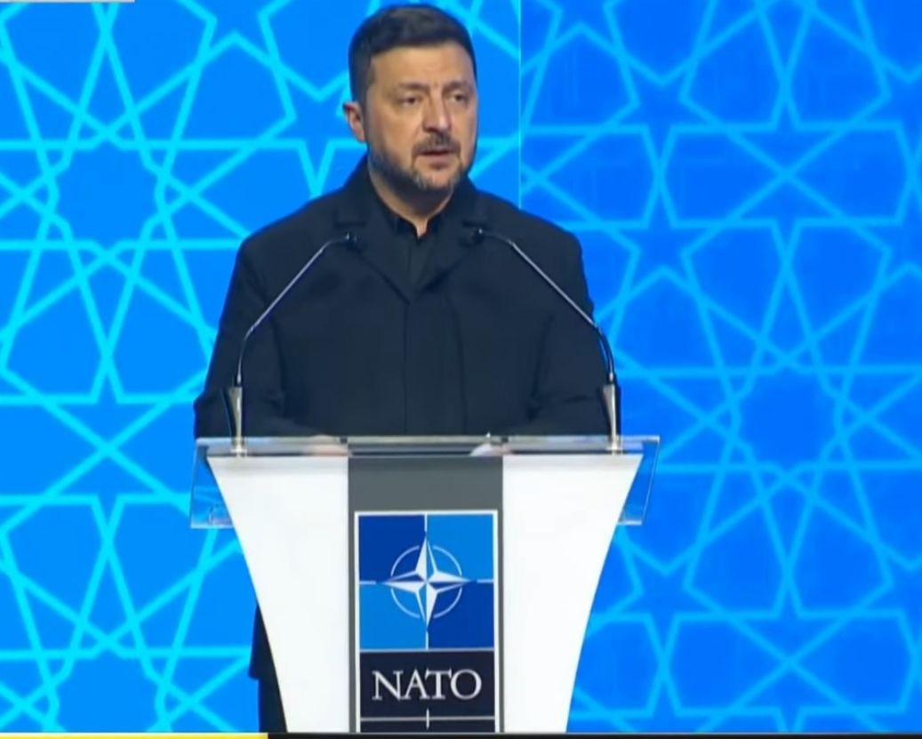 Zelenski NATO Sammitində çıxışında Azərbaycanı xüsusi qeyd etdi