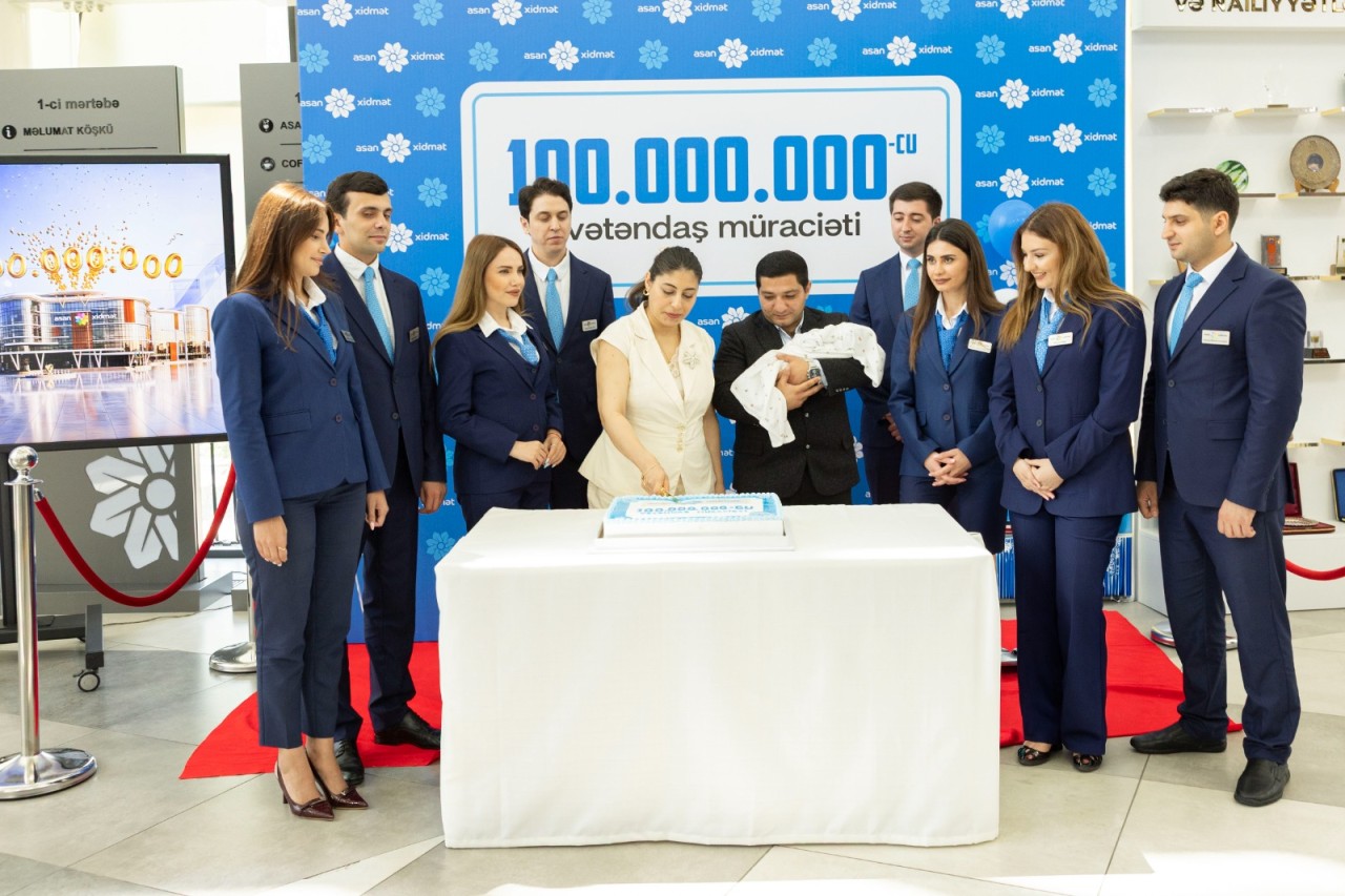 ASAN xidmətə 100 milyonuncu müraciət qeydə alınıb