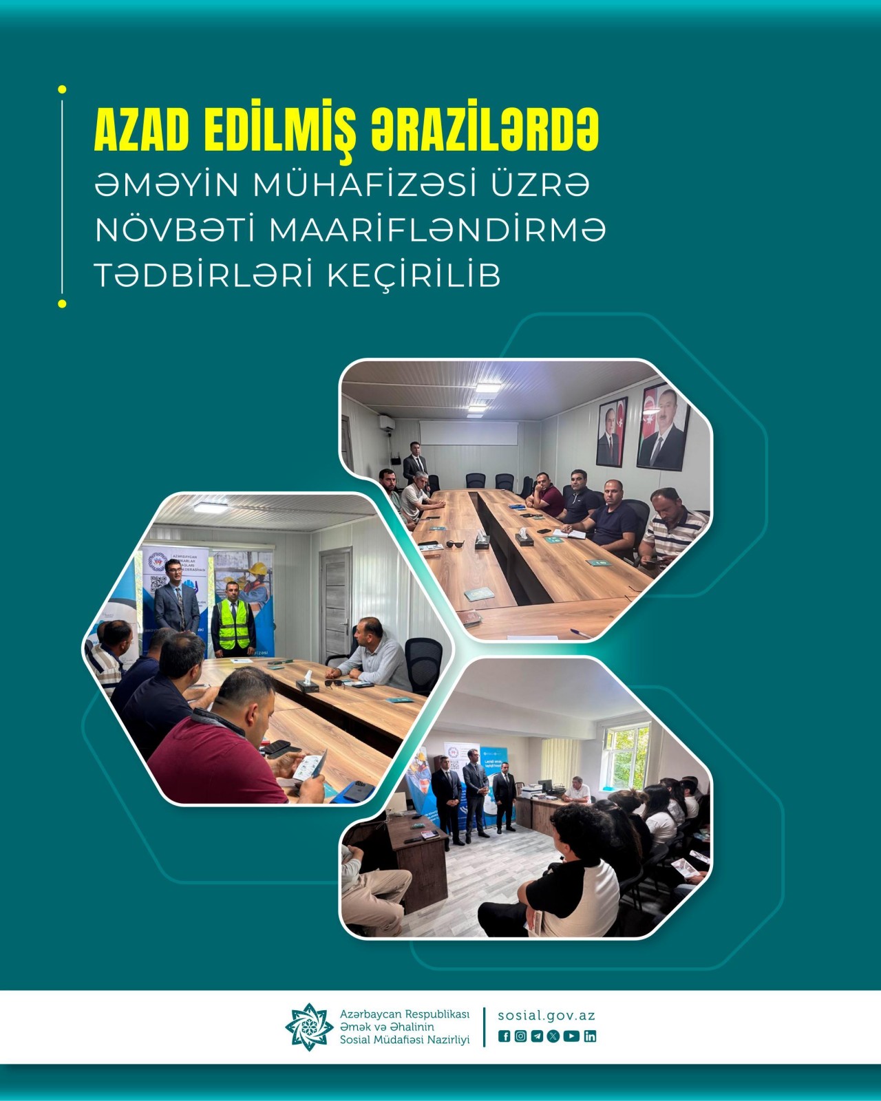 Azad edilmiş ərazilərdə növbəti maarifləndirmə tədbirləri keçirilib