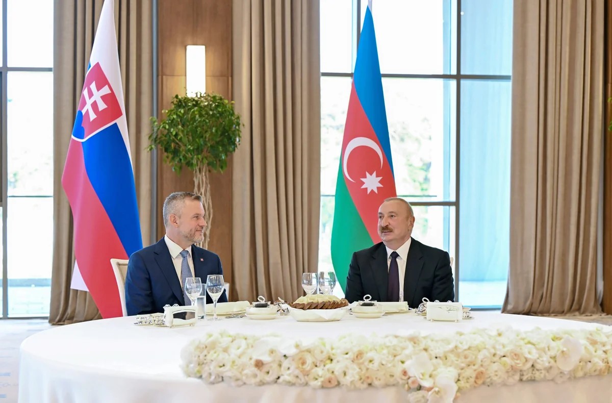 İlham Əliyevin adından Xankəndidə Slovakiya Prezidentinin şərəfinə rəsmi nahar verilib&nbsp;