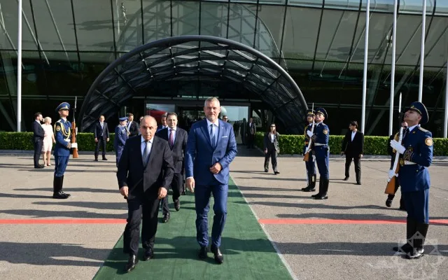 Pelleqrininin Azərbaycana səfəri başa çatdı - FOTO