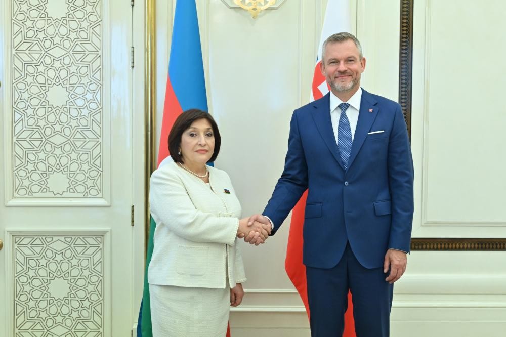 Sahibə Qafarova Peter Pelleqrini ilə görüşüb&nbsp;