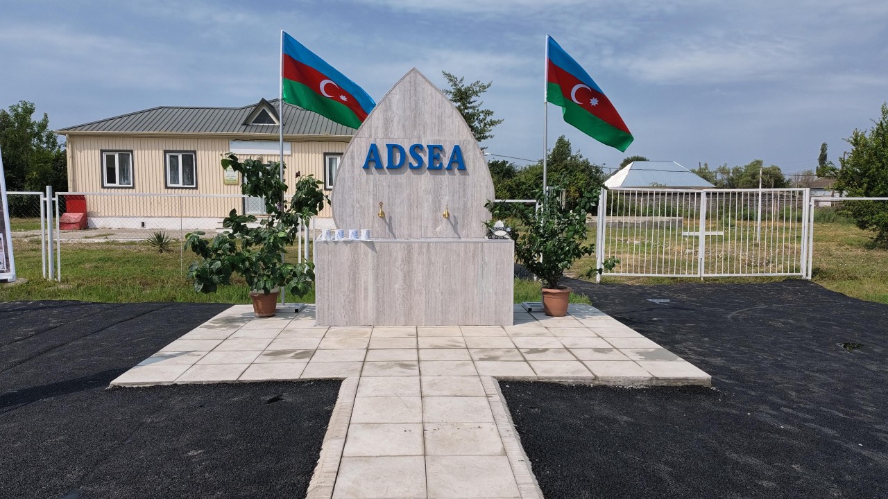 ADSEA daha bir kəndi içməli su ilə təmin edib