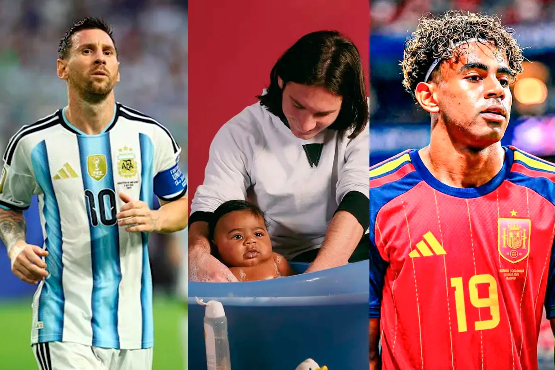 Yamalın uşaq vaxtı Messi ilə çəkilmiş fotosu GÜNDƏM OLDU