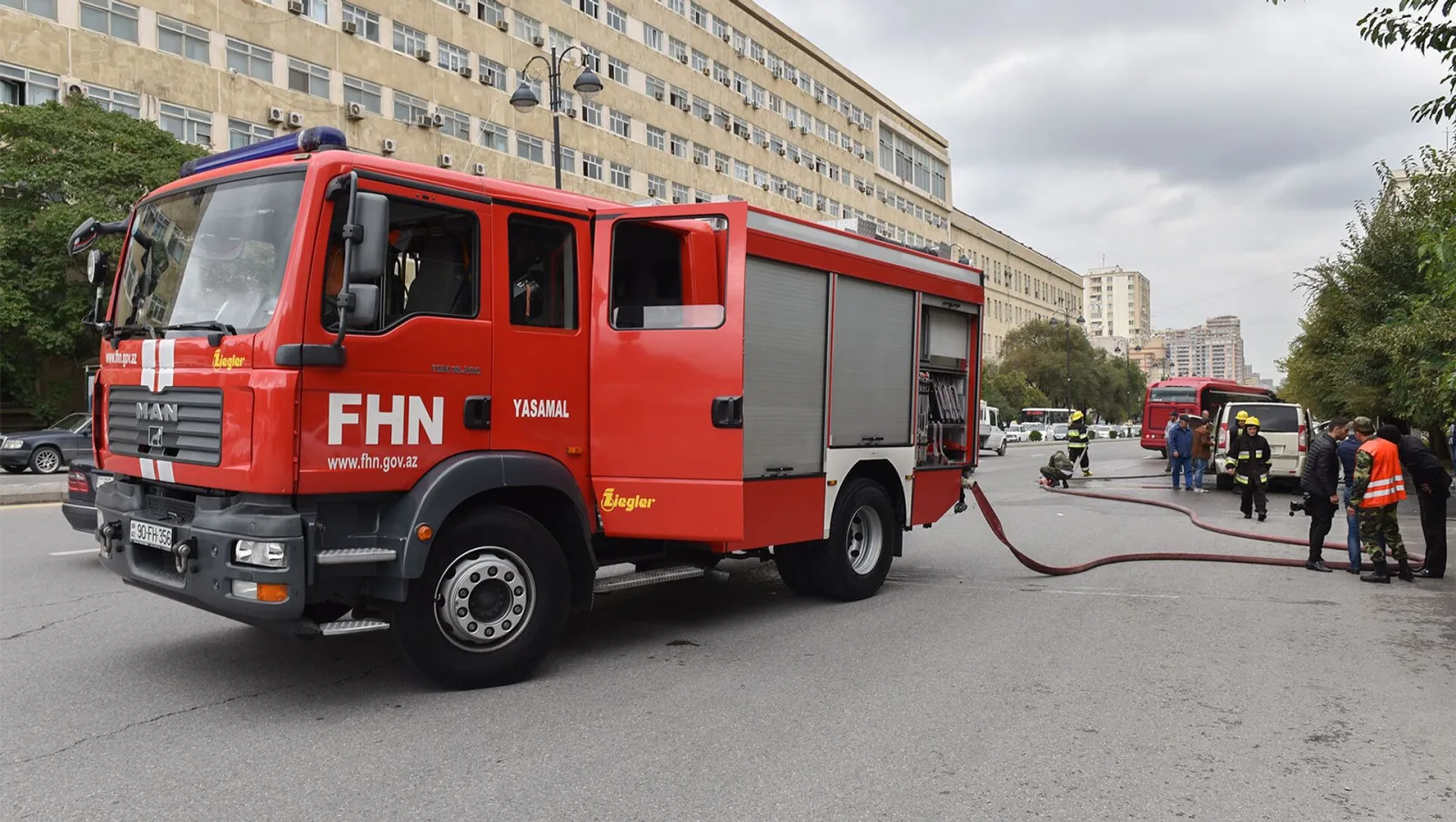 Azərsilahın poliqonunda yanğın oldu