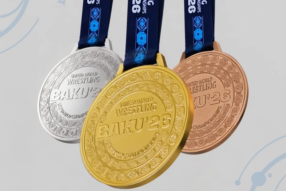 Güləş üzrə dünya çempionatının medalları təqdim olunub