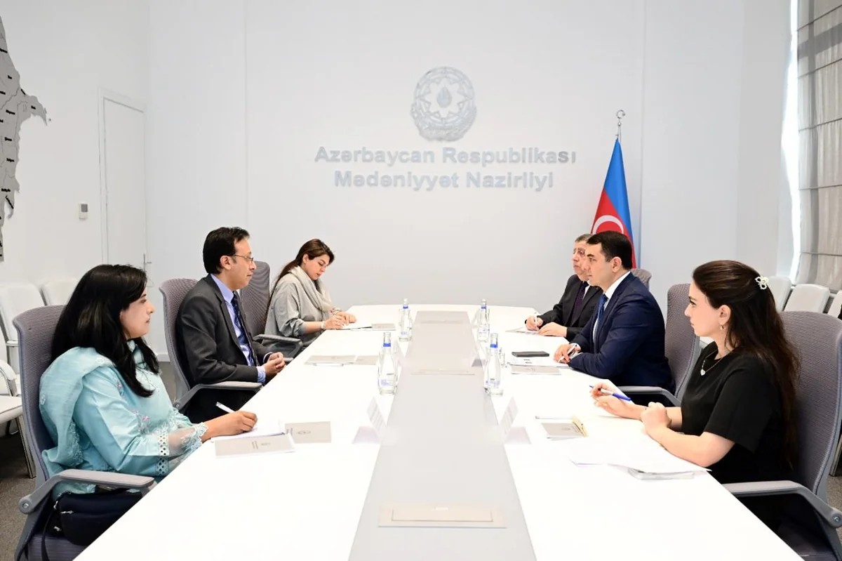 Mədəniyyət Nazirliyində Pakistan səfiri ilə görüş olub&nbsp;