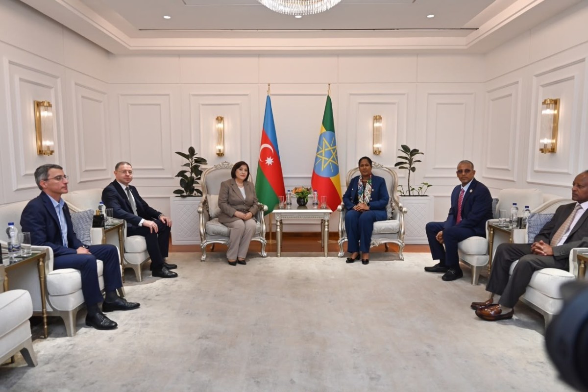 Sahibə Qafarova Efiopiyaya səfərə gedib