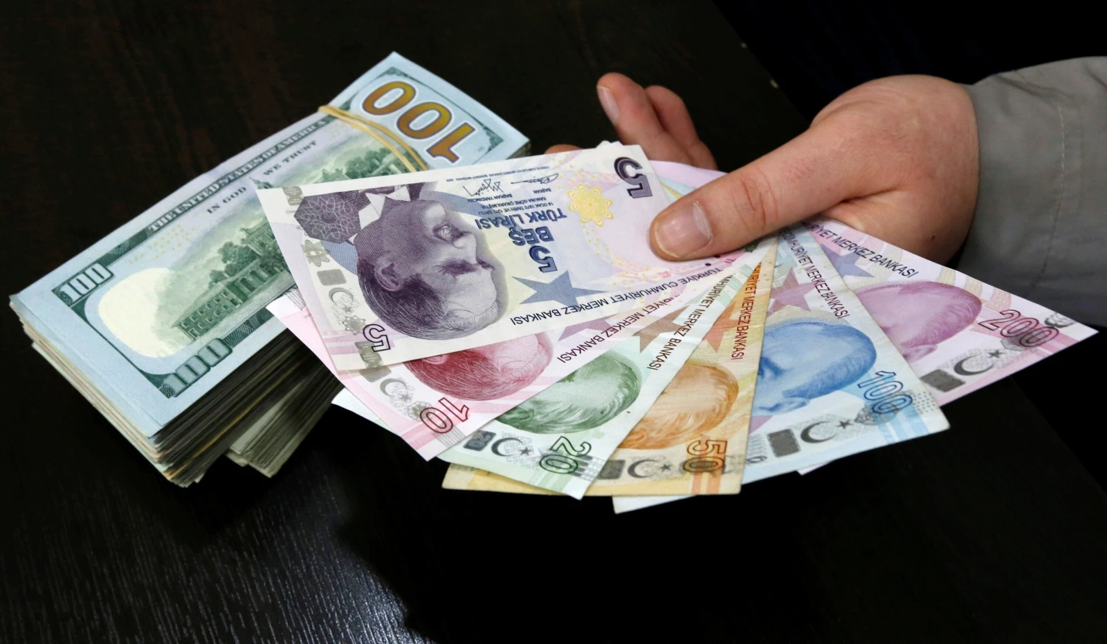 Türk lirəsi tarixi minimuma ENDİ