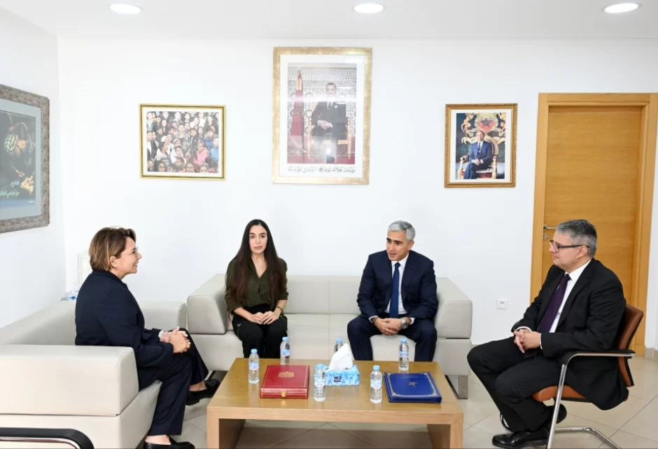 Leyla Əliyeva Mərakeşdə görüş keçirib 
