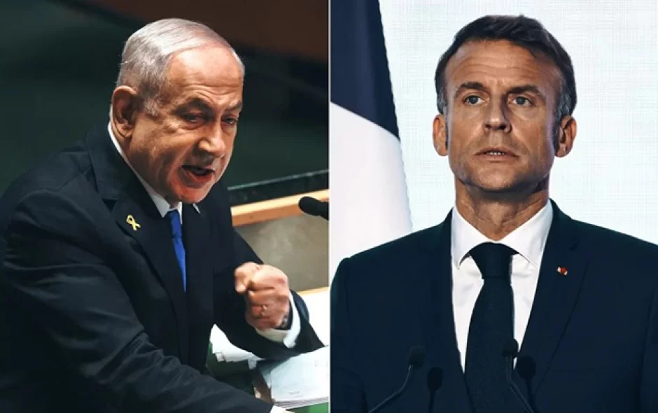 Netanyahudan Makrona sərt cavab 