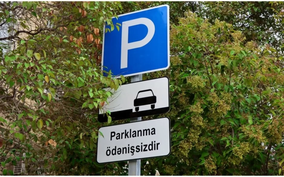 Bakıda ödənişsiz parklanma yerləri təşkil edildi - FOTO