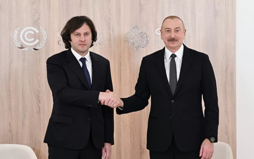 Prezident Kobaxidze ilə görüşdü - FOTO