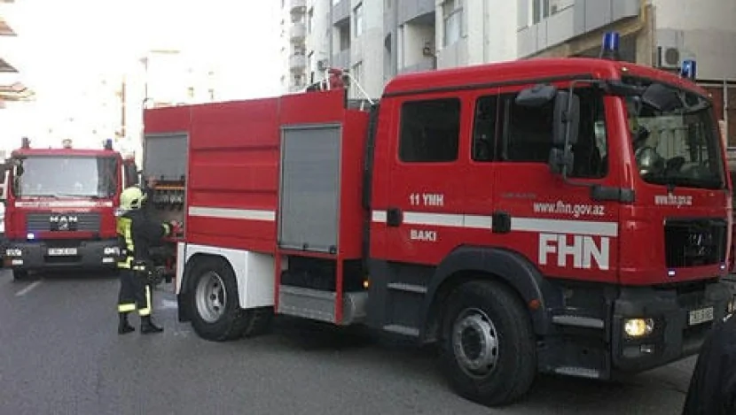 Gəncədə yaşayış binasında yanğın oldu