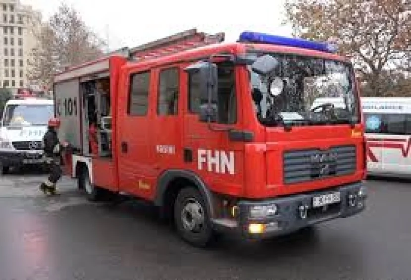 Mingəçevirdə ət kombinatı ərazisində yanğın oldu