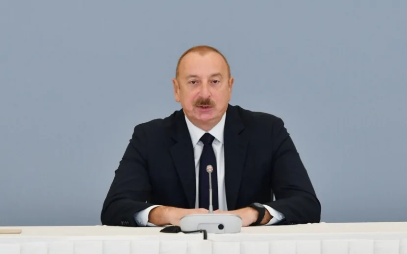 İlham Əliyev konfrans iştirakçılarına müraciət ünvanladı