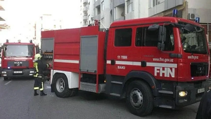 Balakəndə məktəbdə YANĞIN başladı