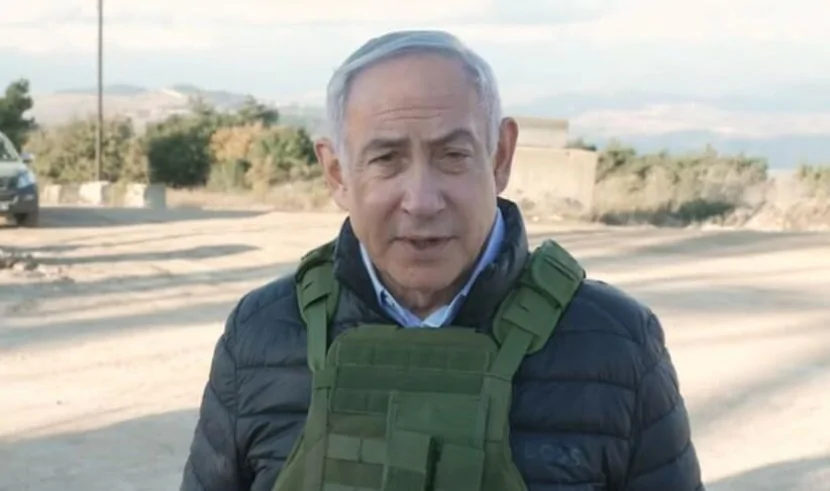 Netanyahunun ofisinin yaxınlığına raket düşdü