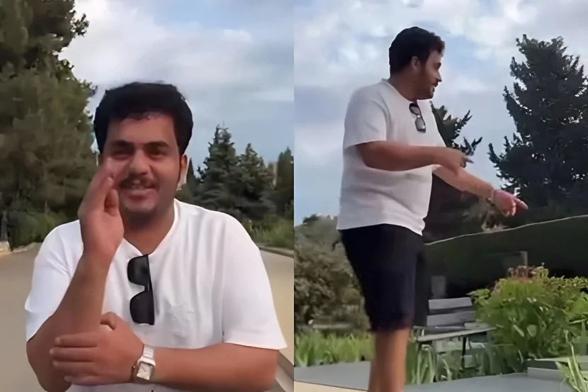 Şəhidlər xiyabanında hörmətsizlik edən əcnəbilərin NARAZILIĞI