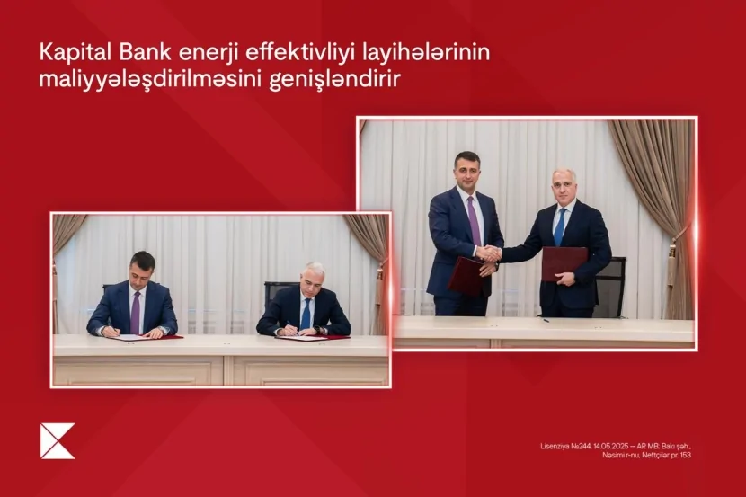 Kapital Bank enerji effektivliyi layihələrinin maliyyələşdirilməsini genişləndirir