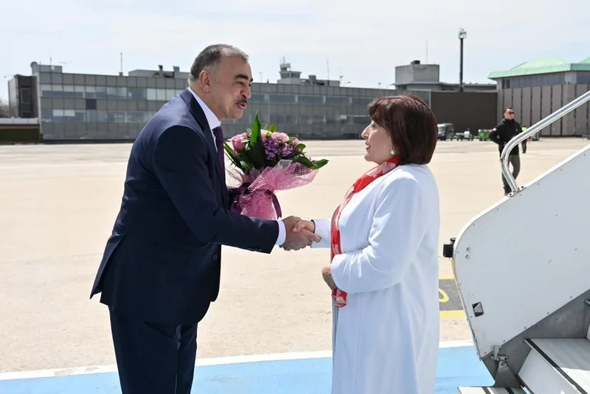 Sahibə Qafarova Türkiyəyə getdi - FOTO