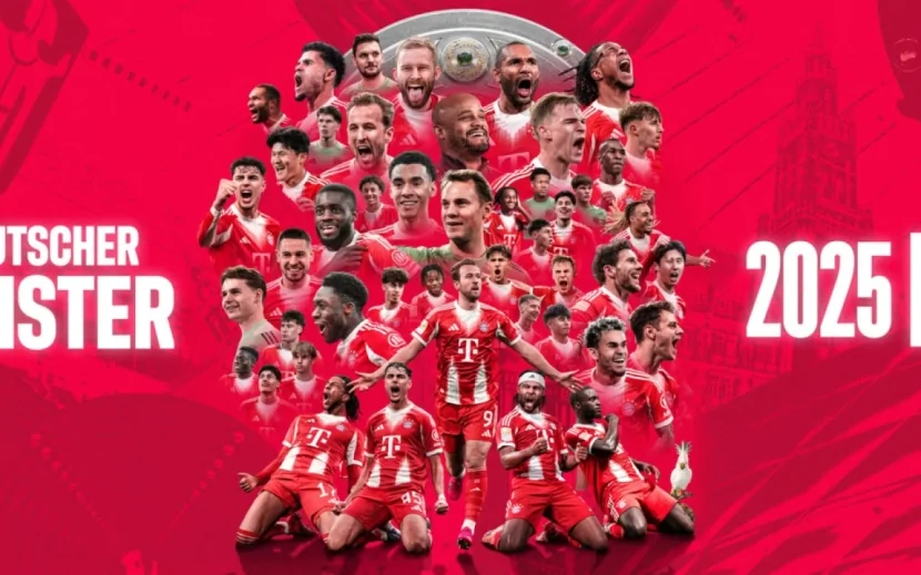 ”Bavariya” Almaniya çempionu oldu