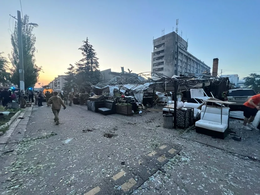 Rusiya Kramatorsku bombaladı