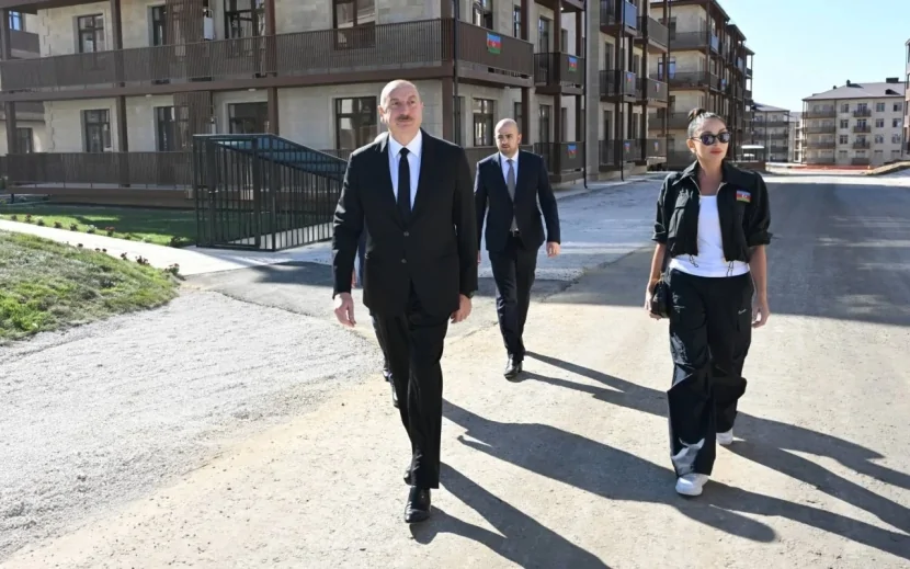 İlham Əliyev və Mehriban Əliyeva Cəbrayıl rayonuna səfər ediblər
