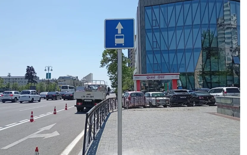 Sabahdan bu zolaqlara girsəniz cərimə olunacaqsınız