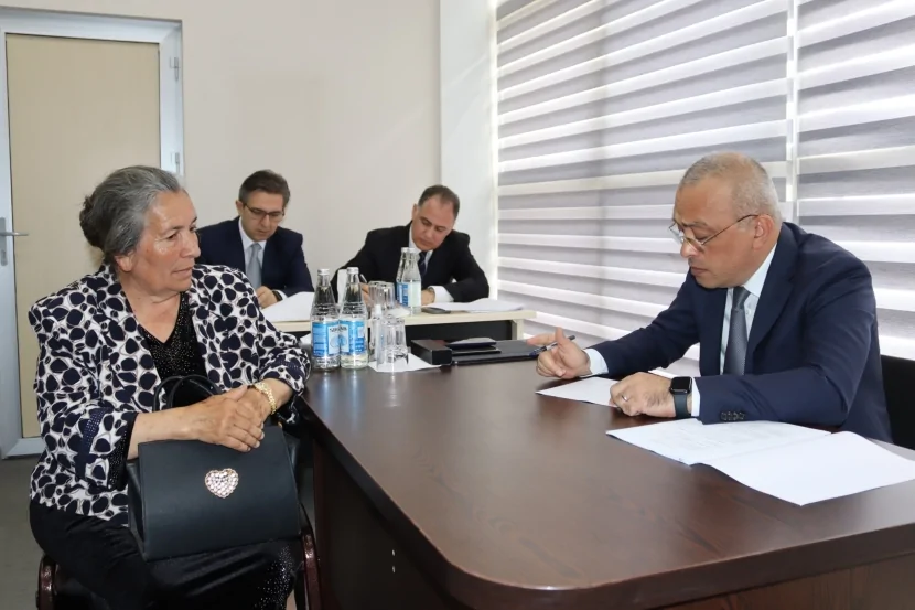 ADSEA sədri Naftalan şəhərində vətəndaşlarla görüşüb