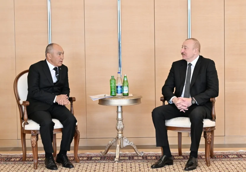 Prezident İlham Əliyev  Deryageldi Orazovu QƏBUL EDİB
