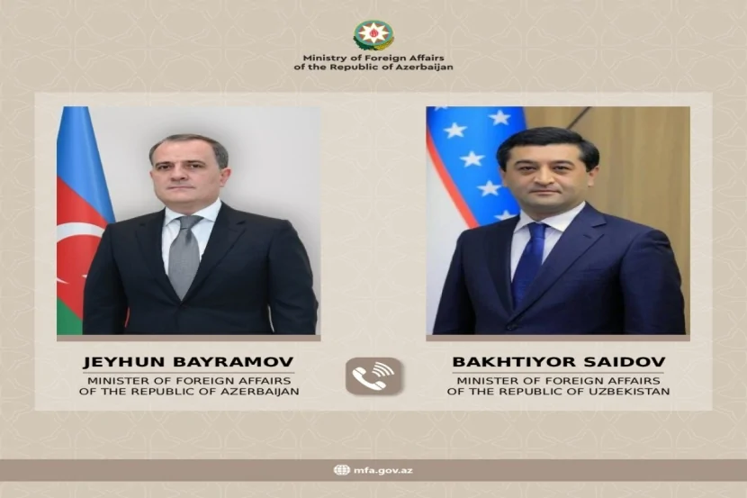 Ceyhun Bayramov özbəkistanlı həmkarı ilə MÜZAKİRƏ APARIB