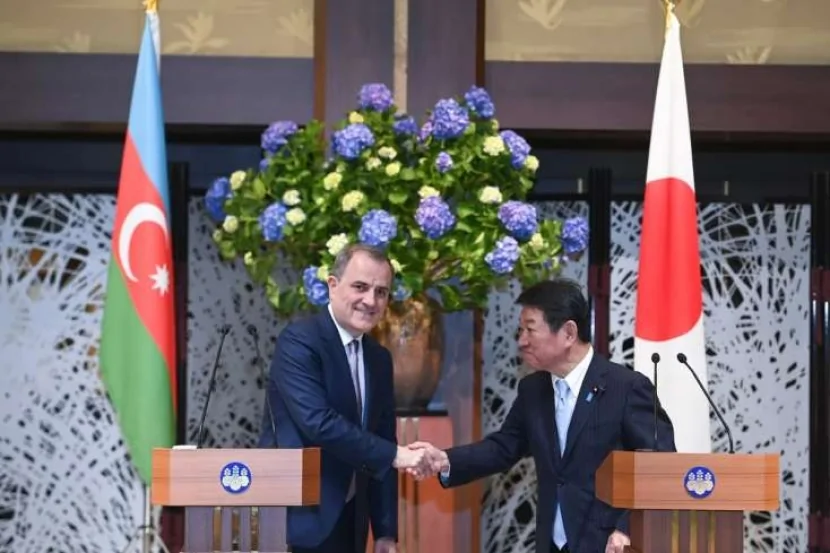 Ceyhun Bayramov Toşimitsu Motegi ilə görüş keçirdi