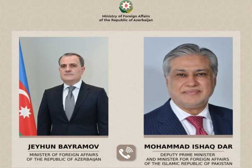 Ceyhun Bayramov ilə İshaq Dar arasında telefon danışığı olub
